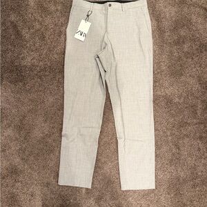 Zara Men's Light Gray Dress Pants